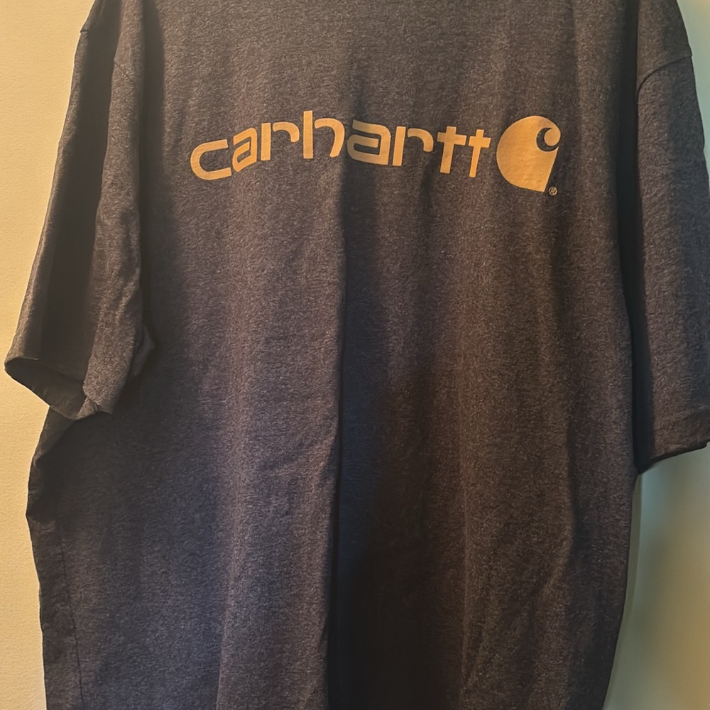 Carhartt Blue Short Sleeve Tee Relaxed Fit